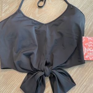 Kortni Jeane NWT tied up front top